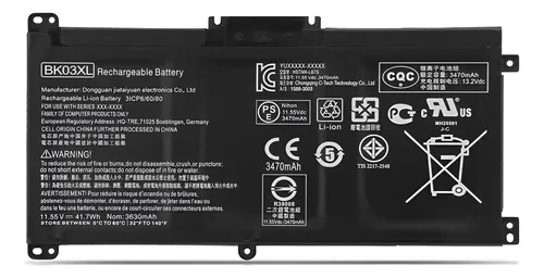 Batería BK03XL para Laptop - HP PAVILION X360 14-BA033TX TPN-W125